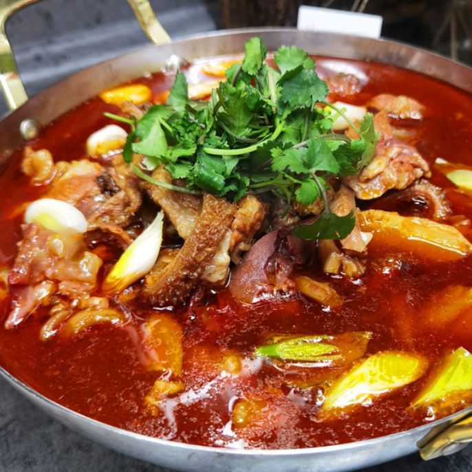  Spicy Braised Beef Offal Hot Pot 麻辣牛杂煲