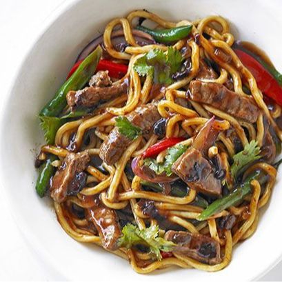 Beef Black Bean Hokkien Noodles 