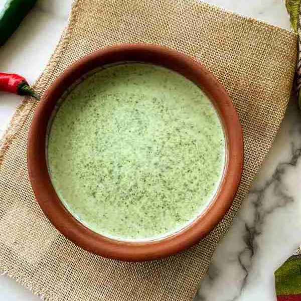 Green Yoghurt Chutney