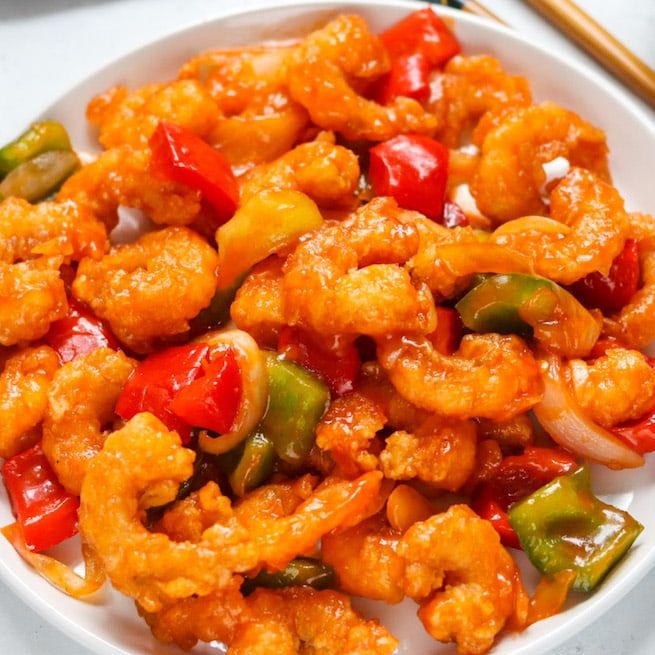 Sweet and Sour Seafood (With Prawns)