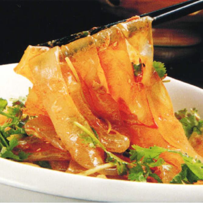 风味拉皮 Homemade Flat Potato Noodles In Peanuts Sauce  🌶️