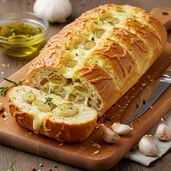 Cheesy Garlic Loaf (V)