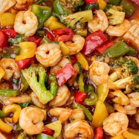 Tray=Mixed Seafood Vegetables (Garlic Sauce)