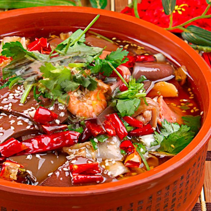 毛血旺 ‘Mao Xue Wang’ Chongqing Intestines In Spicy Soup  ⭐🌶️🌶️🌶️