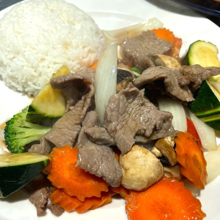 Stir Fried Oyster Sauce With Rice ผัดน้ำมันหอย