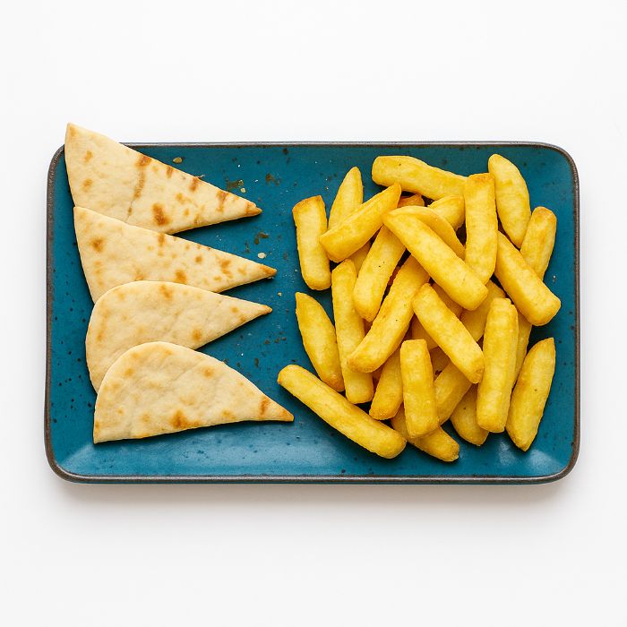 Chips With Pitta Bread 