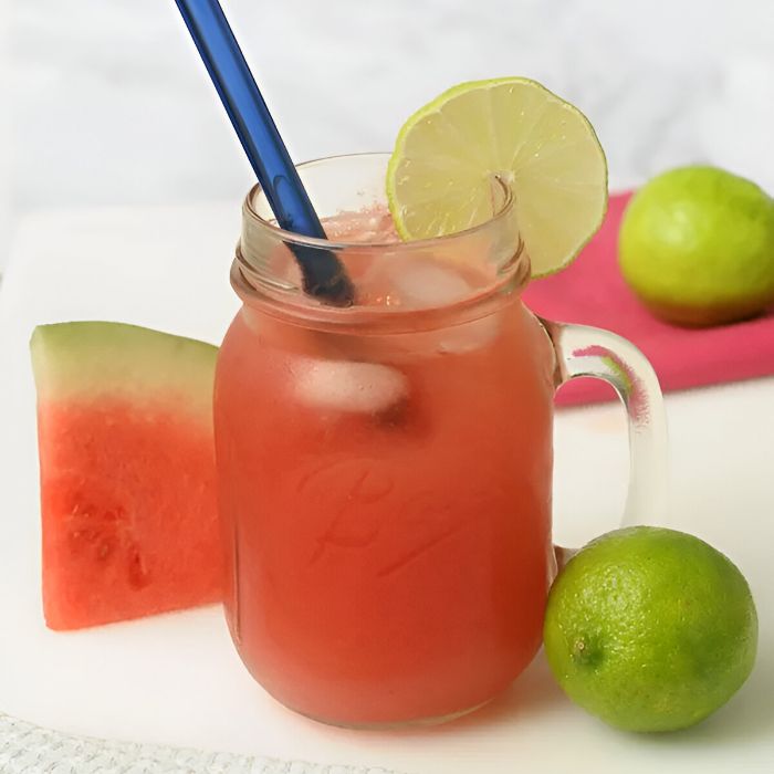 Watermelon And Lime Sharbat