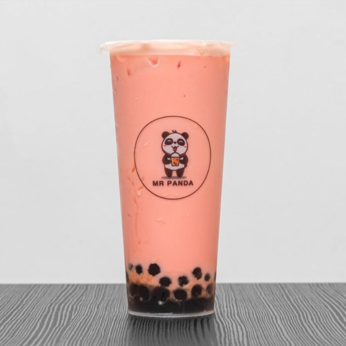 Strawberry Oreo Green Milk Tea