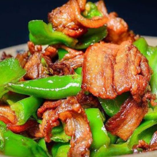 Stir Fried Sliced Pork With Green Chilli 青椒炒肉