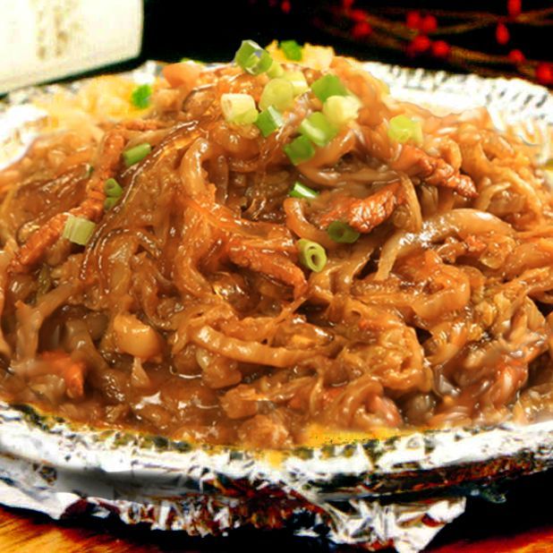 铁板酸菜粉 Sizzling Pork & Pickled Cabbage With Vermicelli 
