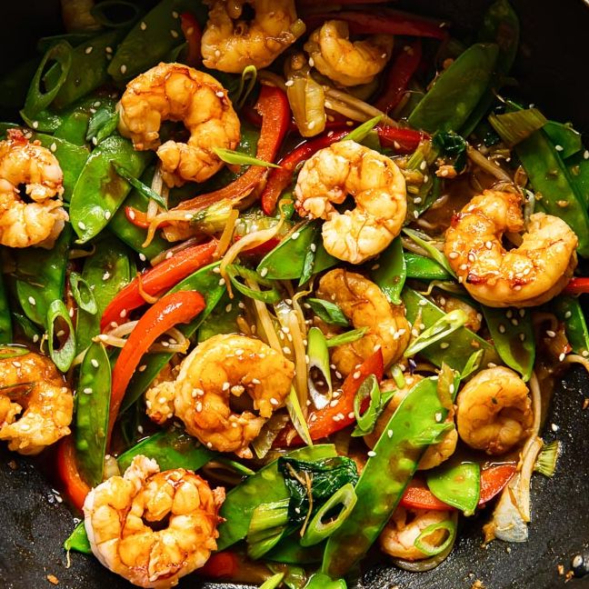 Garlic Prawns Vegetables